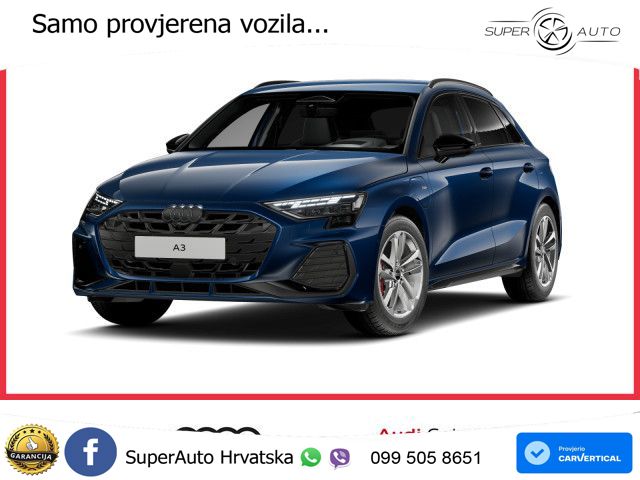 Audi A3 45 TFSIe (272 KS) S tronic S line LED+GR SJED+ACC