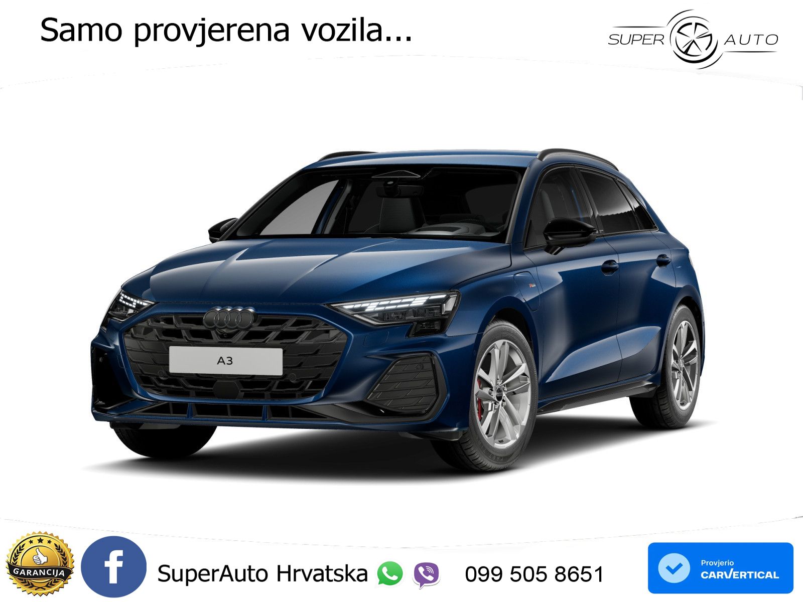 Audi A3 45 TFSIe (272 KS) S tronic S line LED+GR SJED+ACC