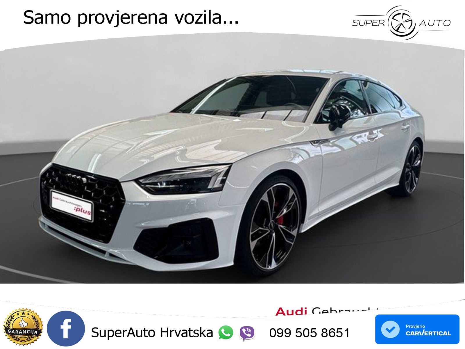 Audi A5 Sportback 40 TDI (204 KS) quattro S tronic S line MATRIX+GR SJED+KAM