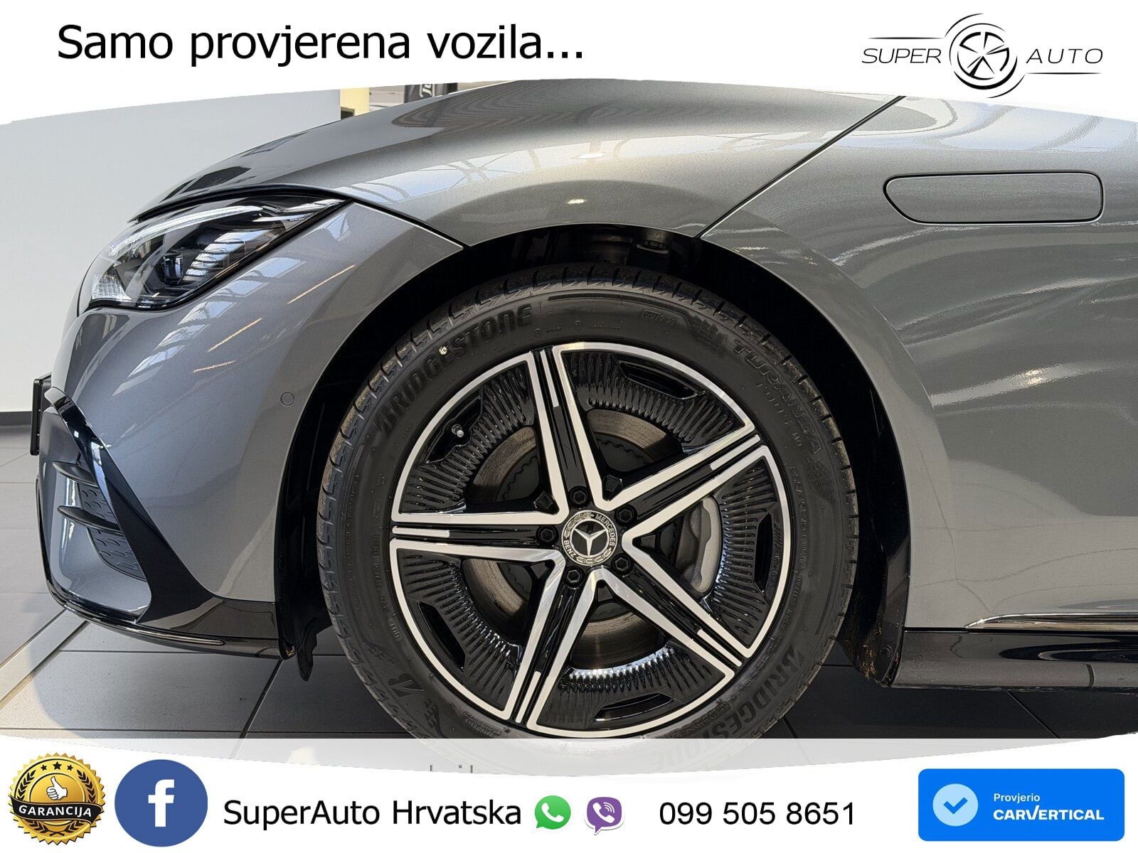 Mercedes EQE 350+ 105 kWh (320 KS) AMG ZRAČNI+ACC+GR SJED+KAM+PANO