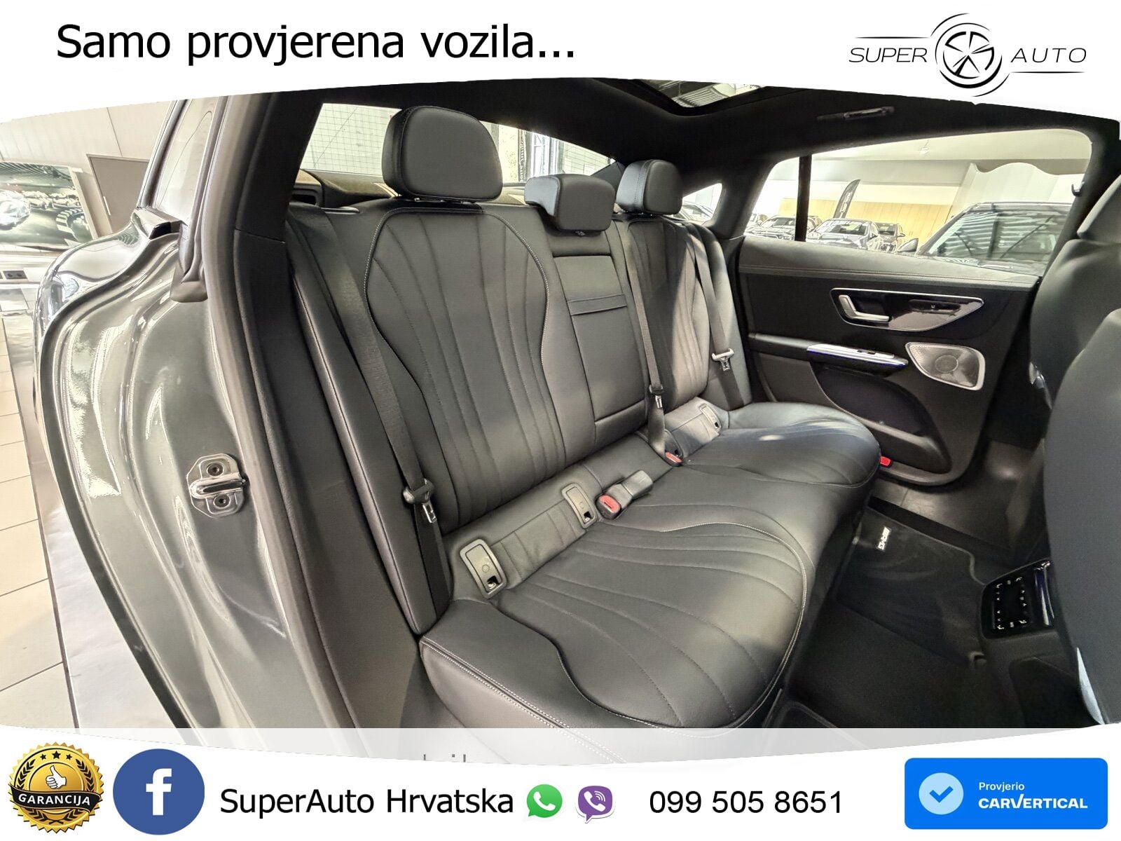 Mercedes EQE 350+ 105 kWh (320 KS) AMG ZRAČNI+ACC+GR SJED+KAM+PANO