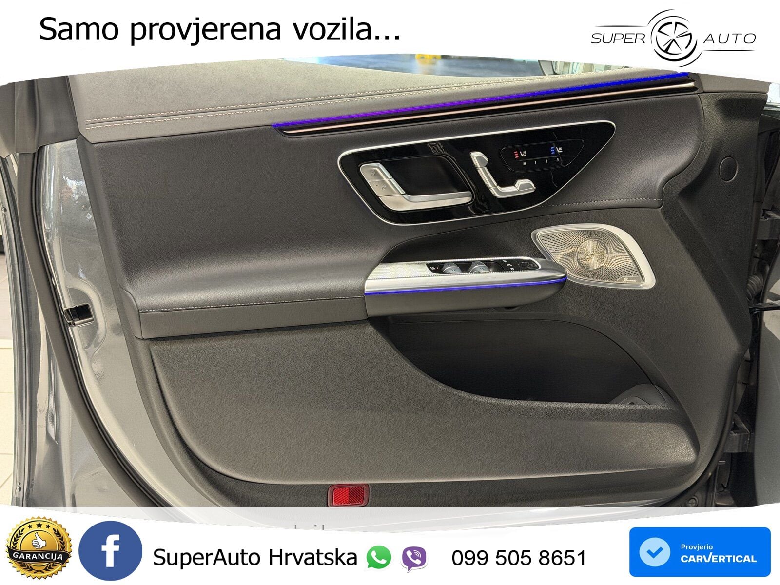 Mercedes EQE 350+ 105 kWh (320 KS) AMG ZRAČNI+ACC+GR SJED+KAM+PANO