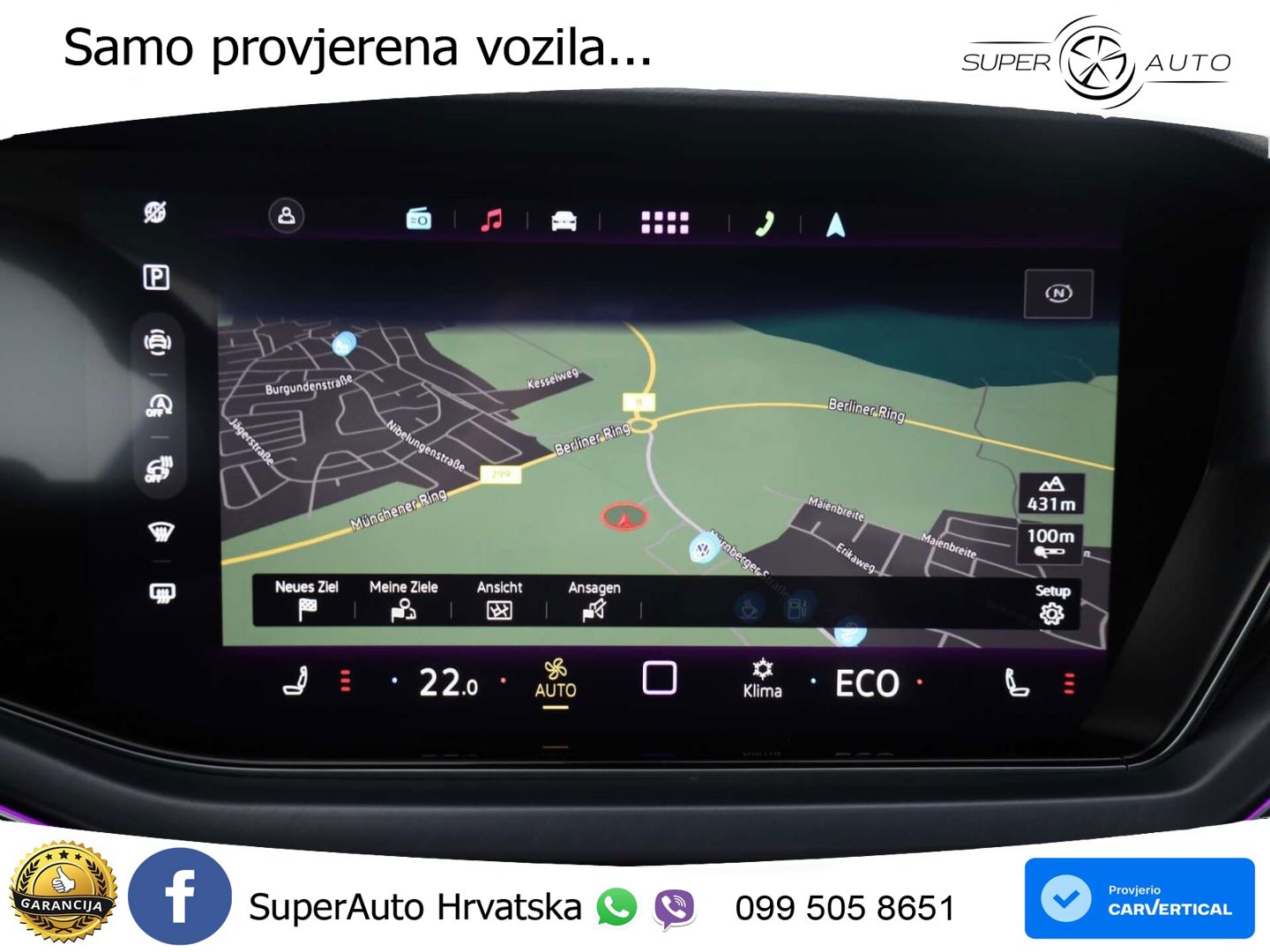 Volkswagen Touareg 3.0 V6 TDI (286 KS) 4MOTION Tiptronic ZRAČNI+ACC+GR SJED+KAM+PANO