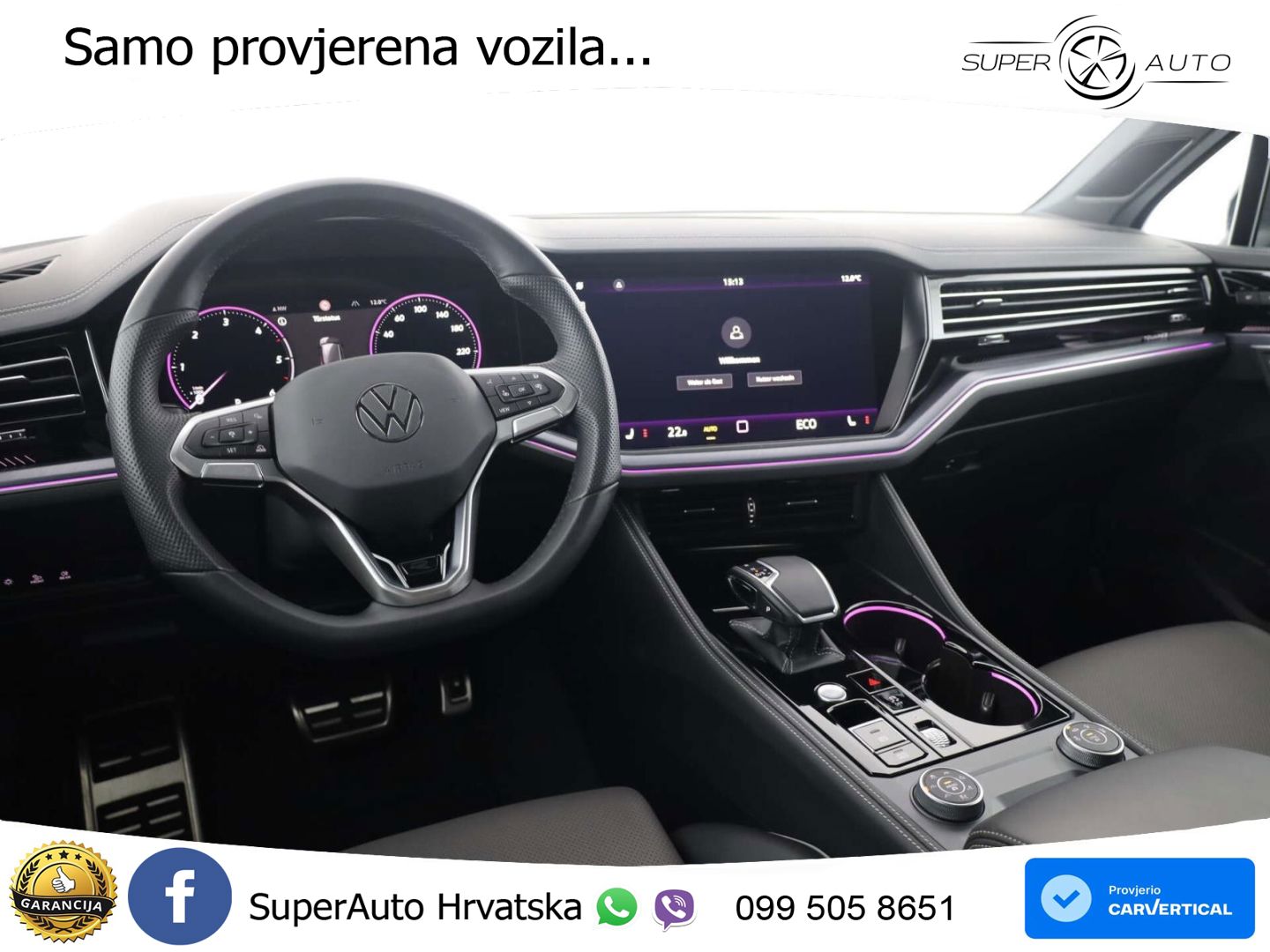 Volkswagen Touareg 3.0 V6 TDI (286 KS) 4MOTION Tiptronic ZRAČNI+ACC+GR SJED+KAM+PANO
