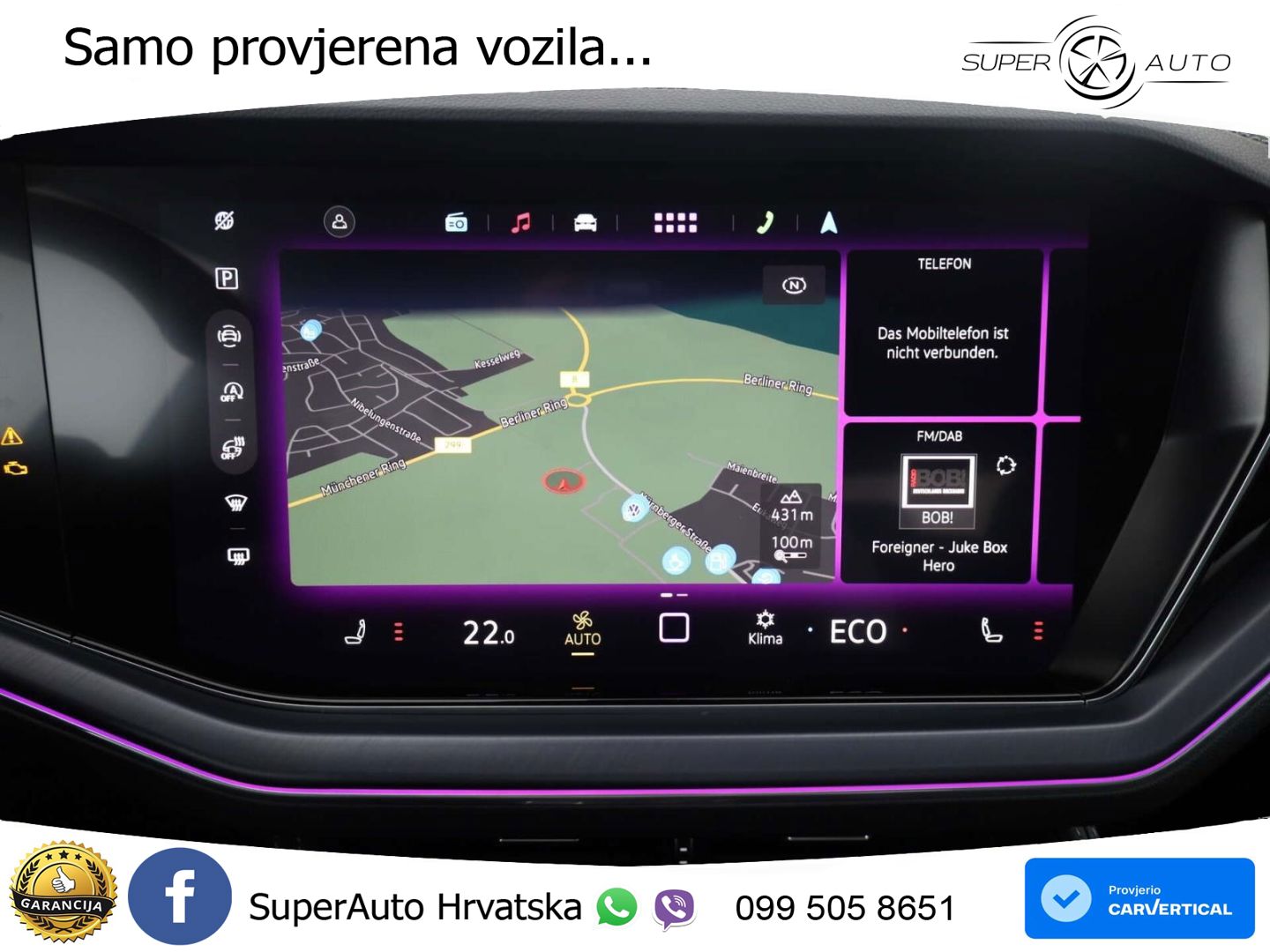 Volkswagen Touareg 3.0 V6 TDI (286 KS) 4MOTION Tiptronic ZRAČNI+ACC+GR SJED+KAM+PANO