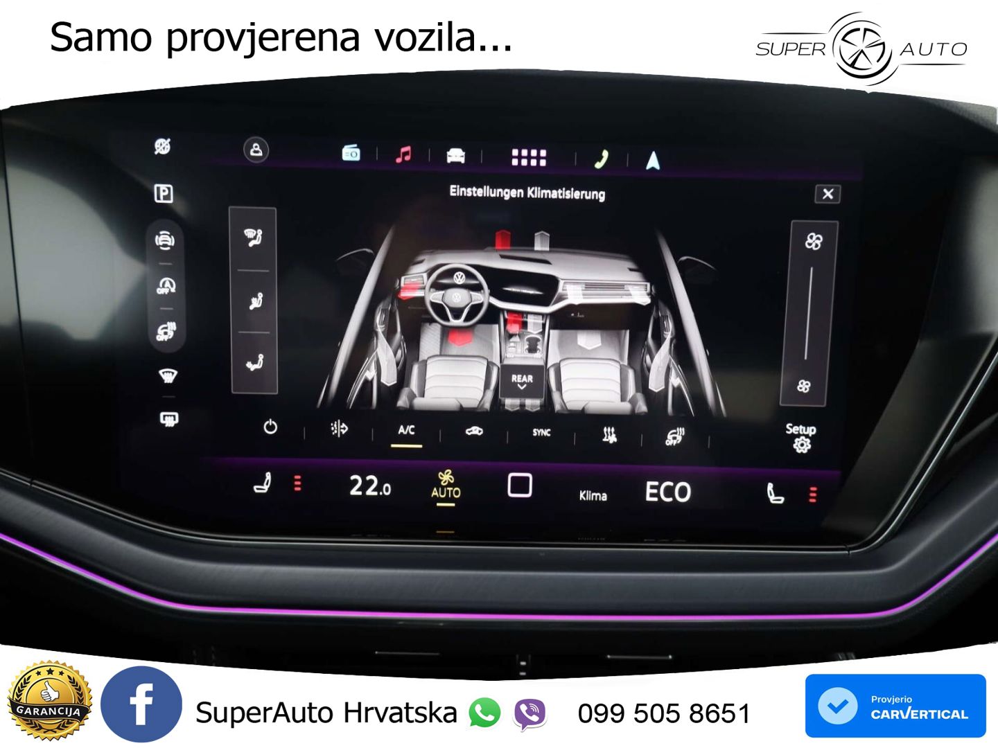 Volkswagen Touareg 3.0 V6 TDI (286 KS) 4MOTION Tiptronic ZRAČNI+ACC+GR SJED+KAM+PANO