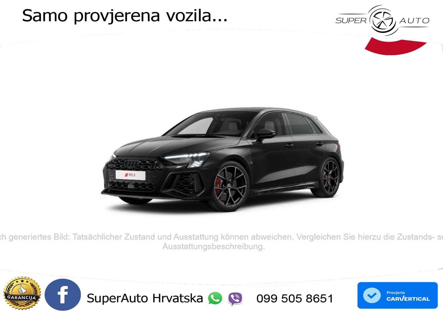 Audi RS3 Sedan 2.5 TFSI (400 KS) quattro S tronic MATRIX+GR SJED+KAM