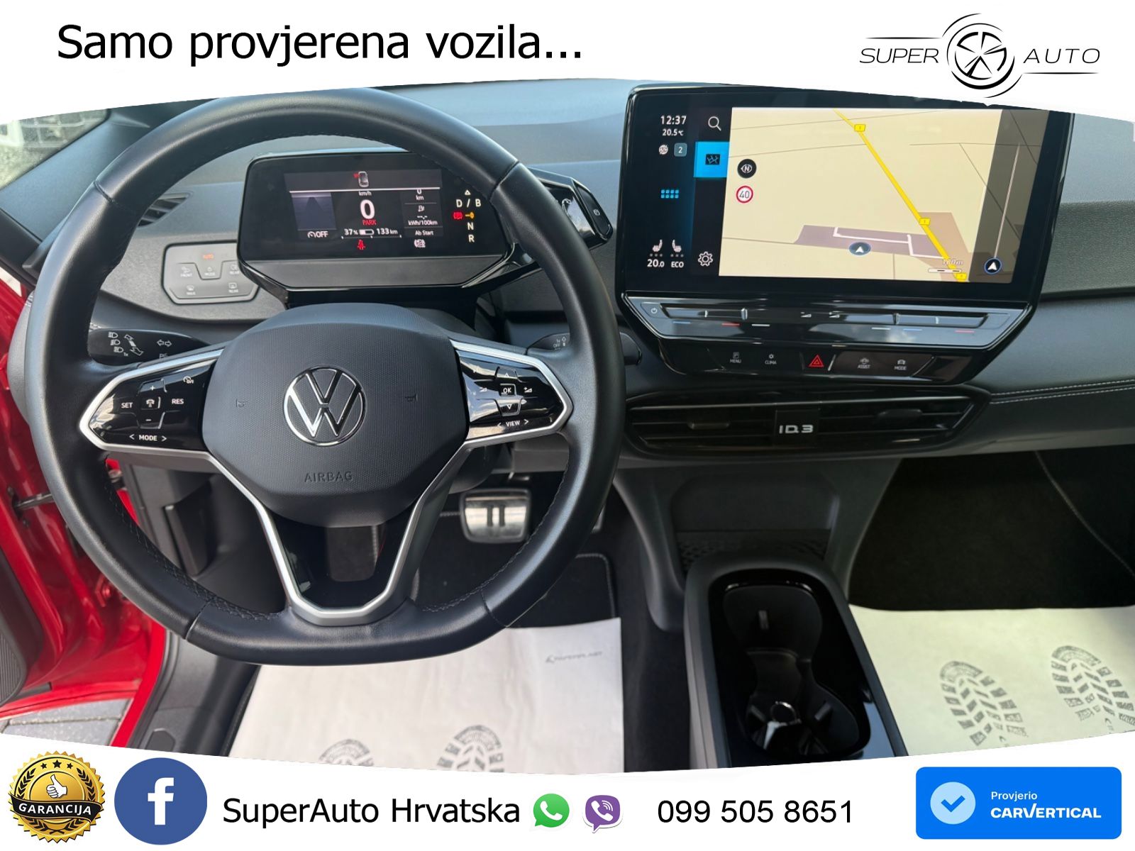 Volkswagen ID.3 Pro 62 kWh (204 KS)
