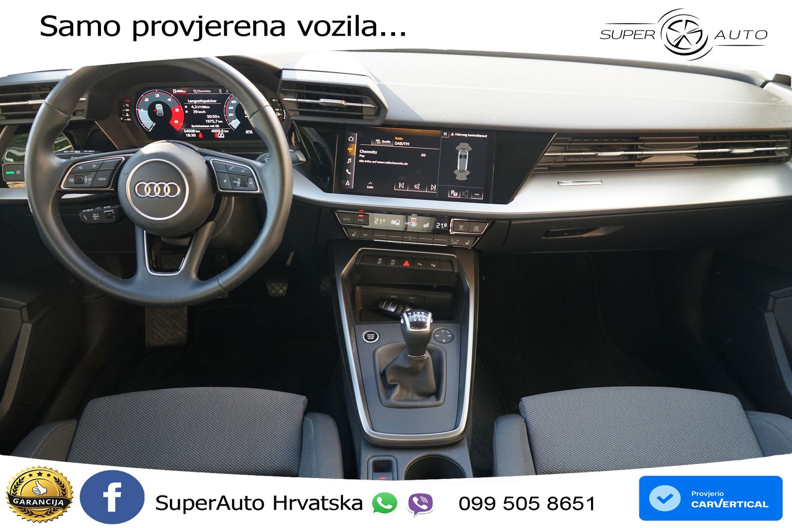 Audi A3 30 TDI (116 KS)