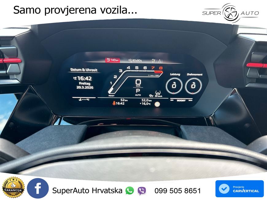 Audi RS3 Sportback 2.5 TFSI (400 KS) quattro S tronic LED+GR SJED+ACC