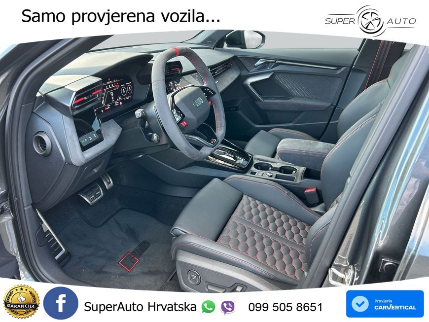 Audi RS3 Sportback 2.5 TFSI (400 KS) quattro S tronic LED+GR SJED+ACC