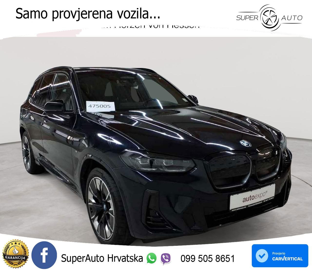 BMW iX3 80 kWh (286 KS) M Sport