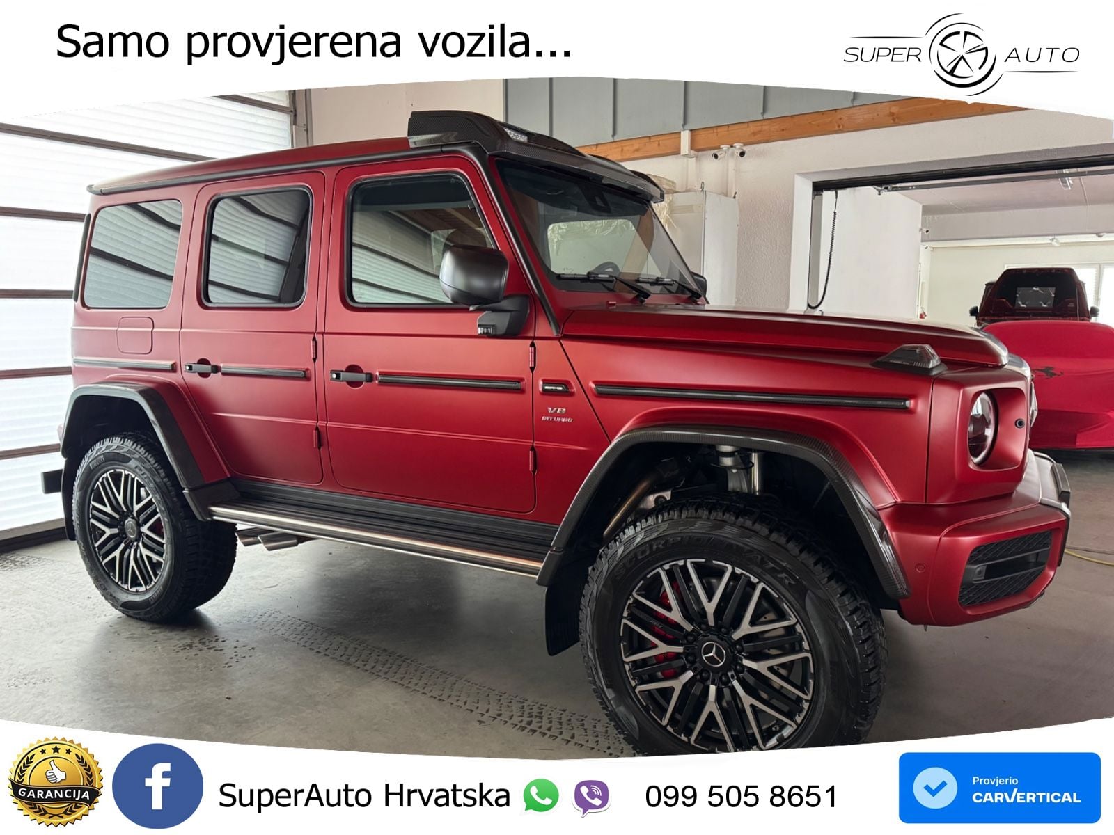 Mercedes AMG G 63 Long V8 (585 KS) 4MATIC 9G-TRONIC AMG SPEEDSHIFT TCT LED+GR SJED+ACC