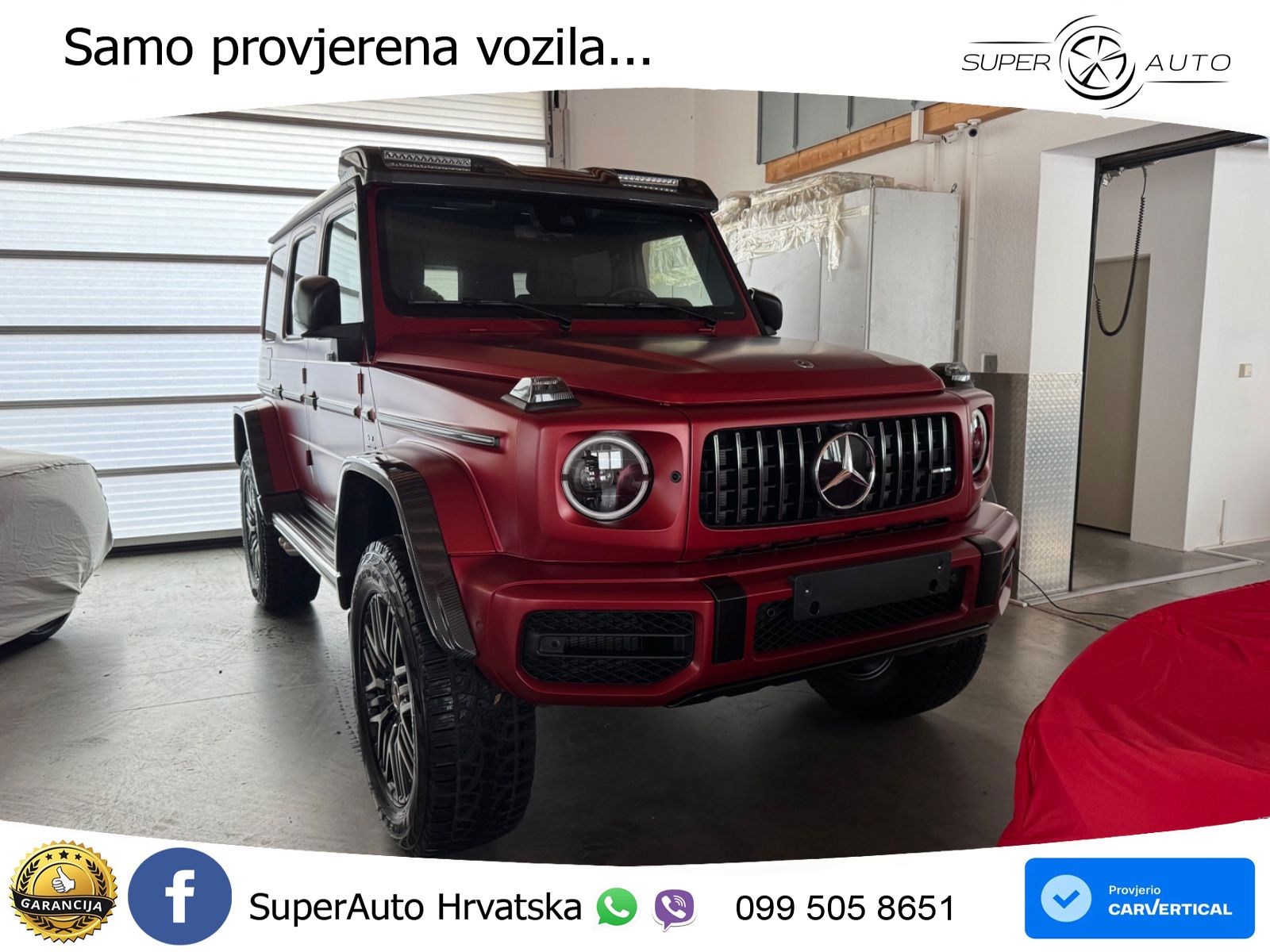 Mercedes AMG G 63 Long V8 (585 KS) 4MATIC 9G-TRONIC AMG SPEEDSHIFT TCT LED+GR SJED+ACC
