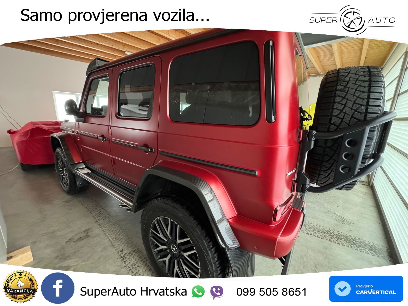 Mercedes AMG G 63 Long V8 (585 KS) 4MATIC 9G-TRONIC AMG SPEEDSHIFT TCT LED+GR SJED+ACC