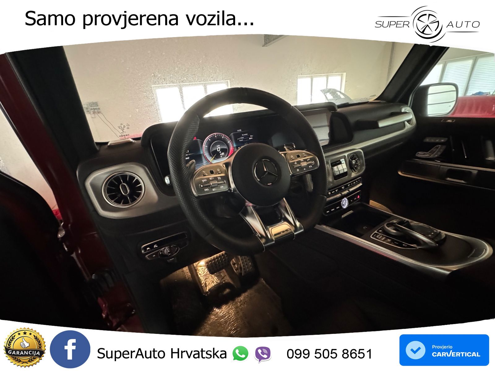 Mercedes AMG G 63 Long V8 (585 KS) 4MATIC 9G-TRONIC AMG SPEEDSHIFT TCT LED+GR SJED+ACC