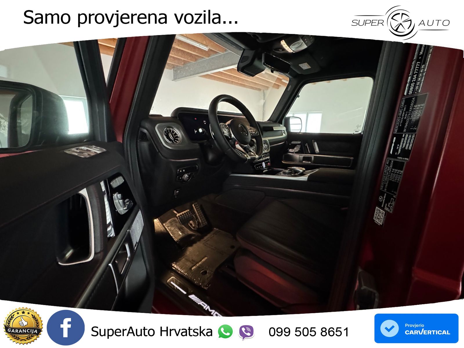 Mercedes AMG G 63 Long V8 (585 KS) 4MATIC 9G-TRONIC AMG SPEEDSHIFT TCT LED+GR SJED+ACC