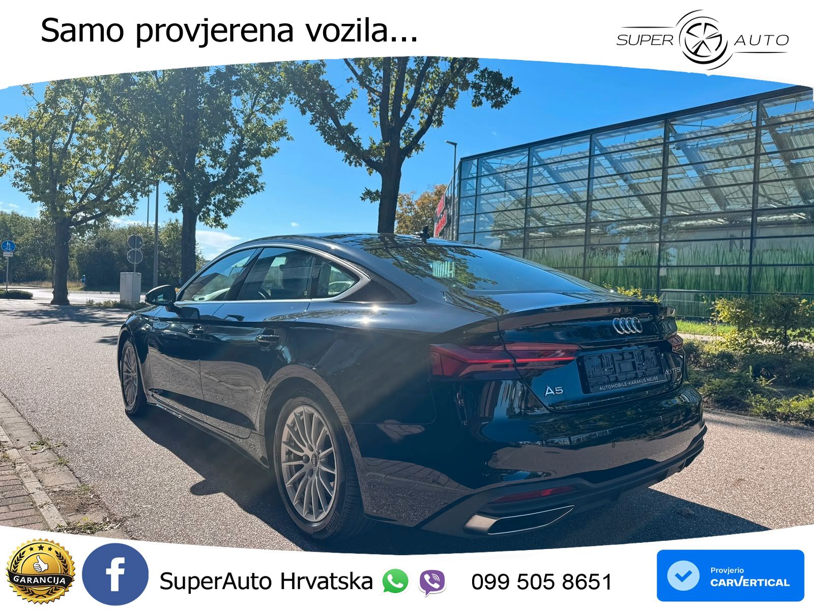 Audi A5 Sportback  40 TFSI (204 KS) S tronic LED+GR SJED+ACC