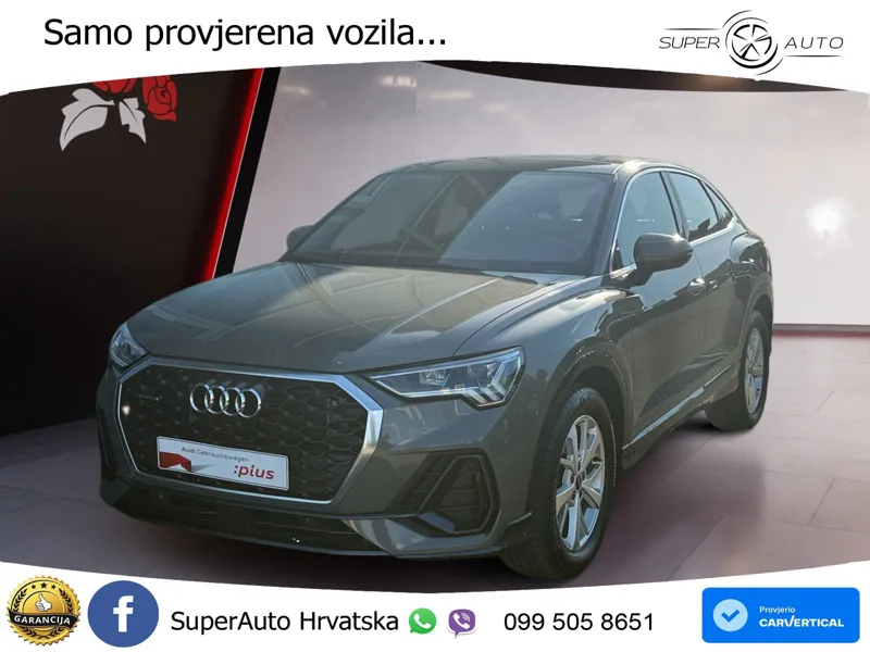 Audi Q3 Sportback 35 TDI (150 KS) quattro S tronic LED+GR SJED+ACC