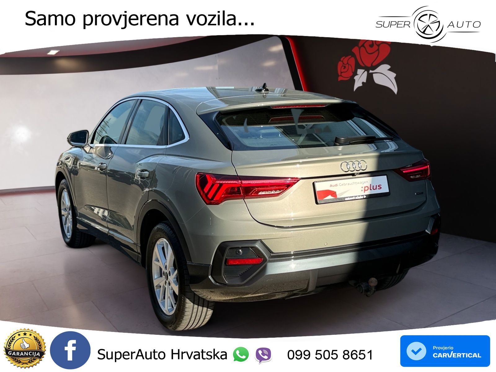 Audi Q3 Sportback 35 TDI (150 KS) quattro S tronic LED+GR SJED+ACC