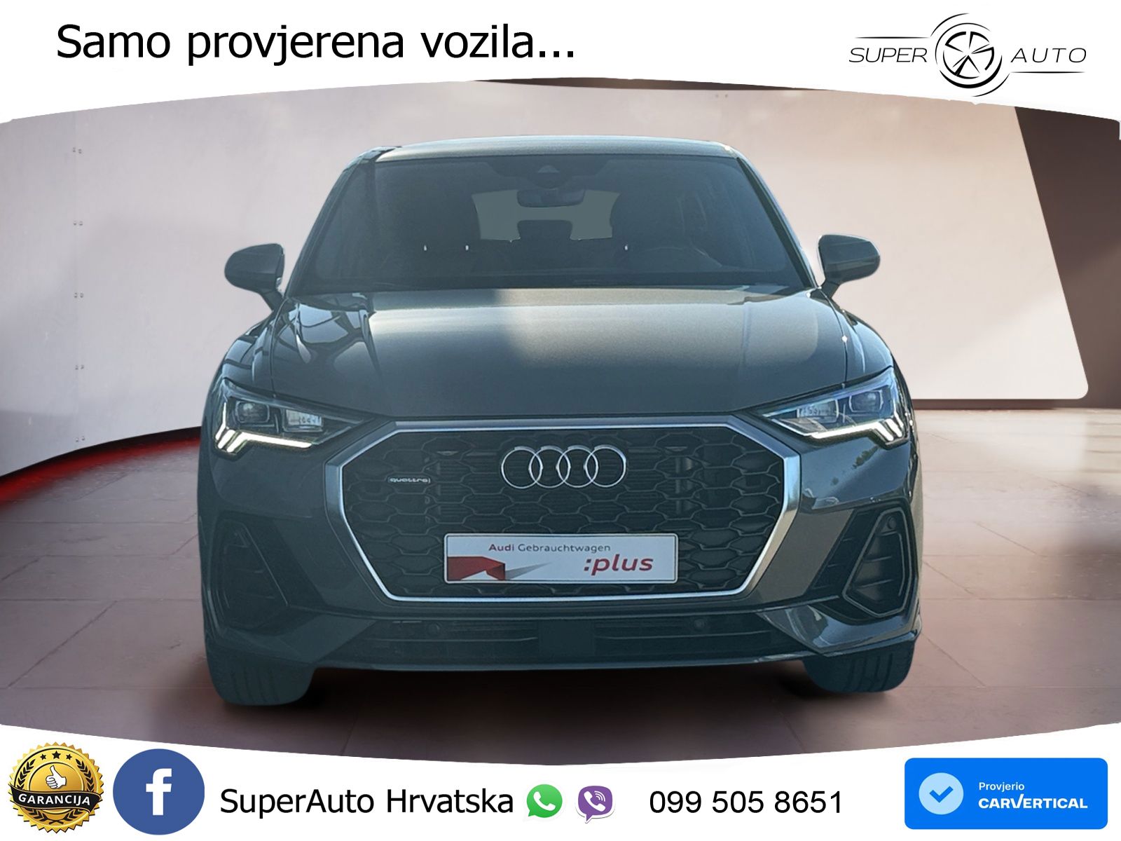 Audi Q3 Sportback 35 TDI (150 KS) quattro S tronic LED+GR SJED+ACC