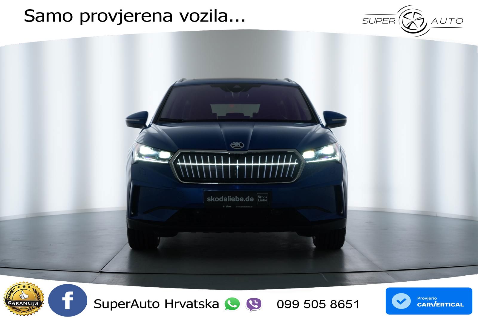 Škoda Enyaq iV 80x 82 kWh (265 KS) AWD LED+GR SJED+ACC