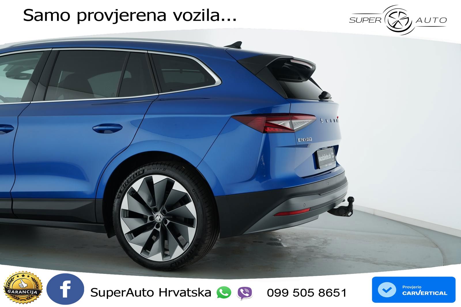 Škoda Enyaq iV 80x 82 kWh (265 KS) AWD LED+GR SJED+ACC
