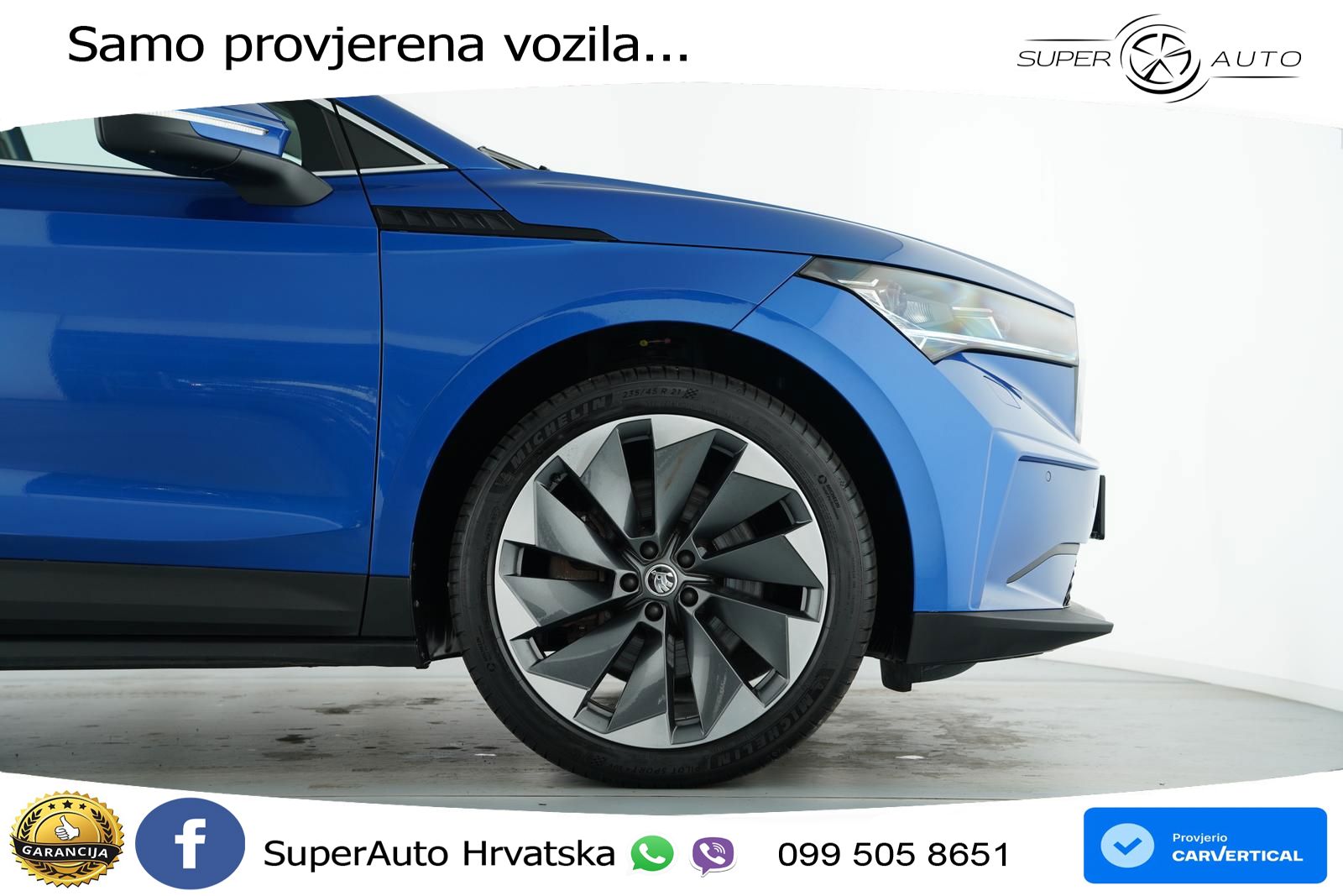 Škoda Enyaq iV 80x 82 kWh (265 KS) AWD LED+GR SJED+ACC