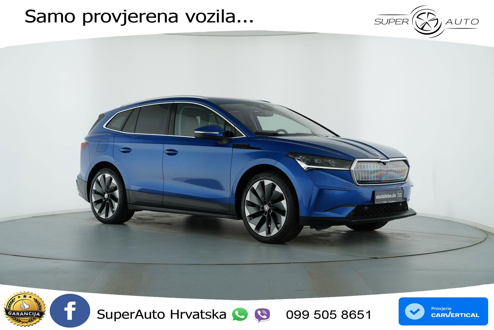 Škoda Enyaq iV 80x 82 kWh (265 KS) AWD LED+GR SJED+ACC