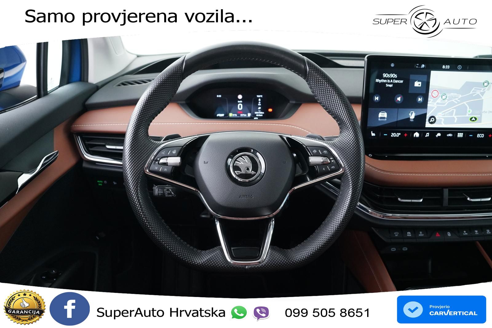 Škoda Enyaq iV 80x 82 kWh (265 KS) AWD LED+GR SJED+ACC