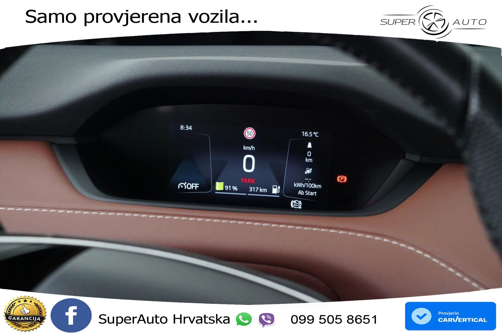 Škoda Enyaq iV 80x 82 kWh (265 KS) AWD LED+GR SJED+ACC