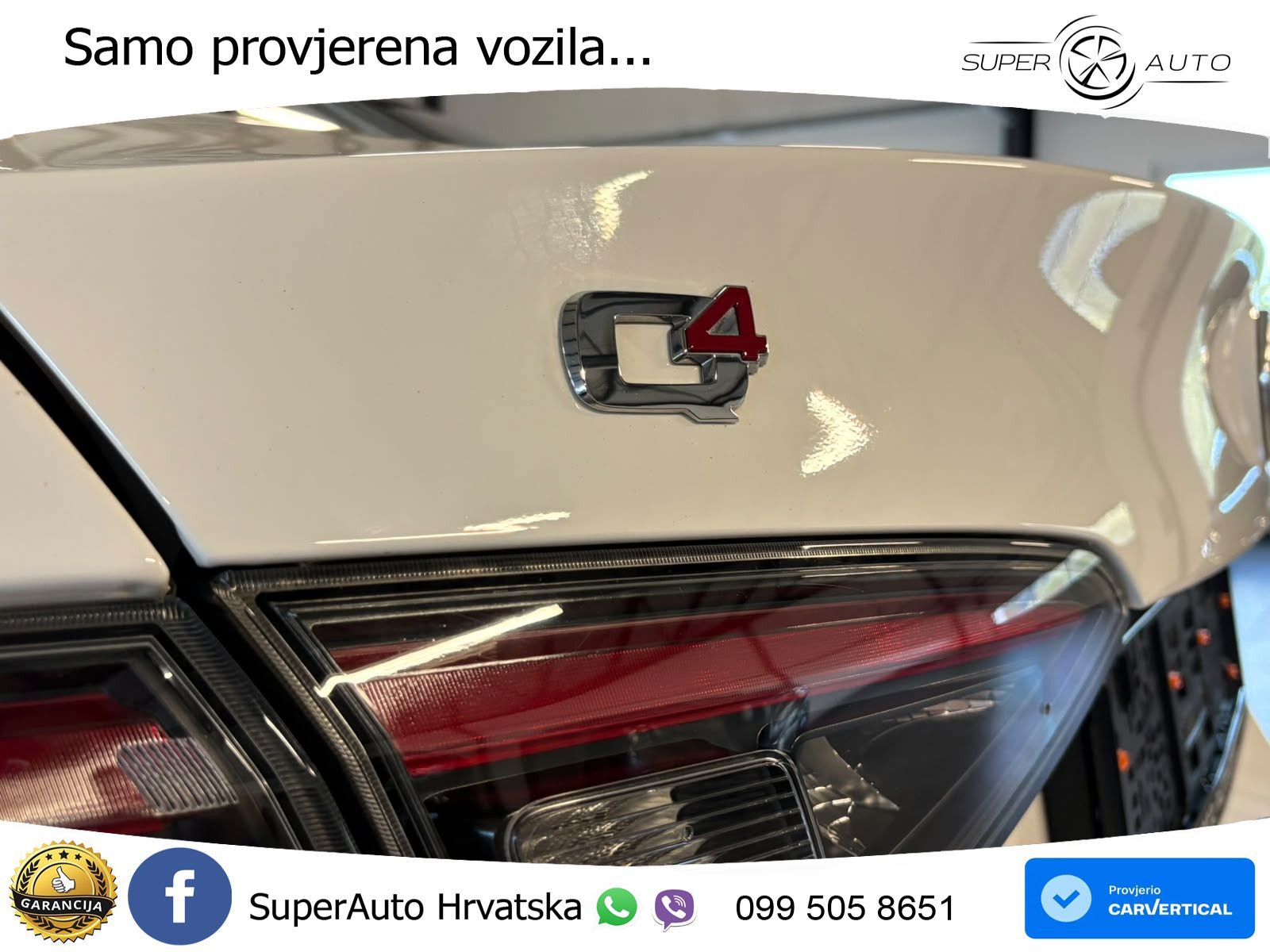 Alfa Romeo Giulia 2.0 Turbo (280 KS) Q4 Automatic LED+GR SJED+ACC