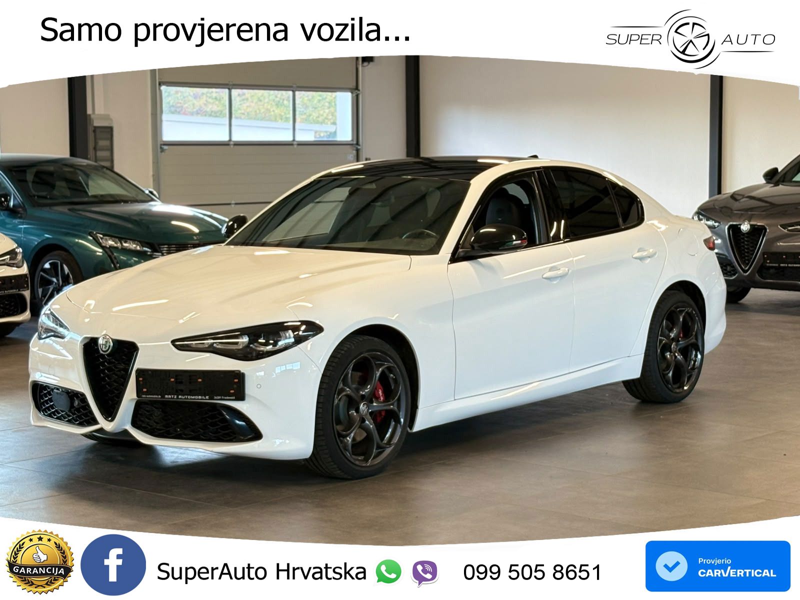 Alfa Romeo Giulia 2.0 Turbo (280 KS) Q4 Automatic LED+GR SJED+ACC