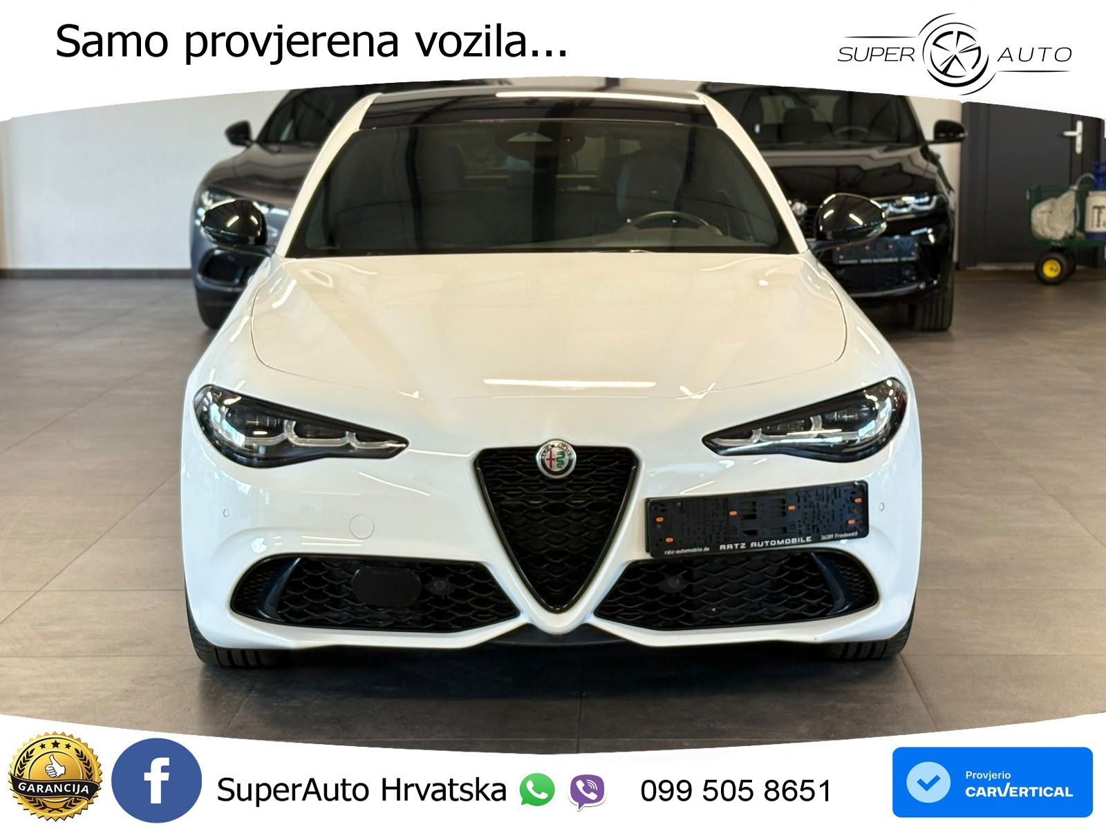 Alfa Romeo Giulia 2.0 Turbo (280 KS) Q4 Automatic LED+GR SJED+ACC