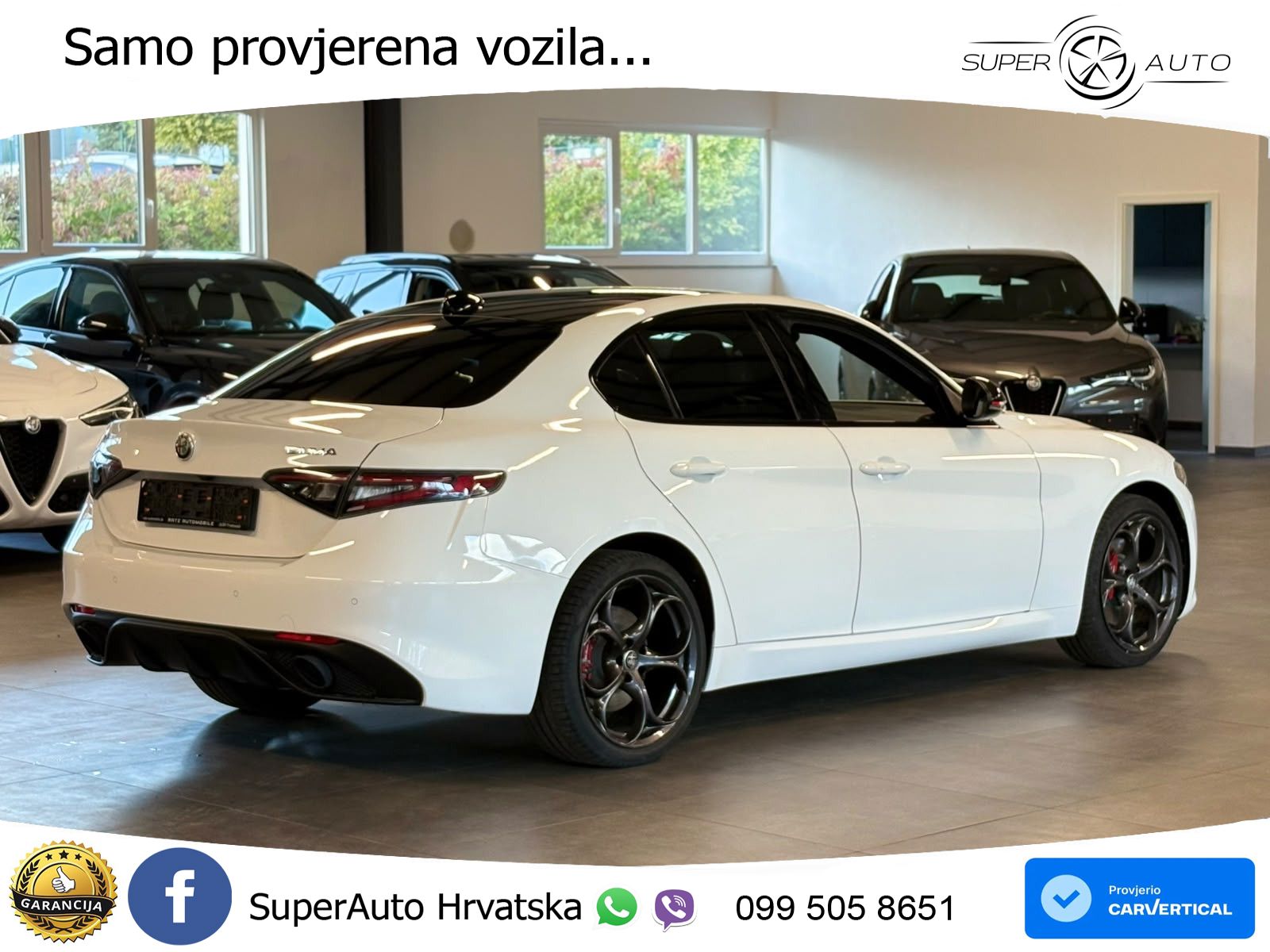 Alfa Romeo Giulia 2.0 Turbo (280 KS) Q4 Automatic LED+GR SJED+ACC