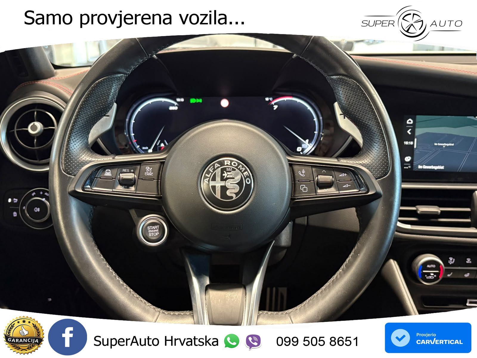 Alfa Romeo Giulia 2.0 Turbo (280 KS) Q4 Automatic LED+GR SJED+ACC