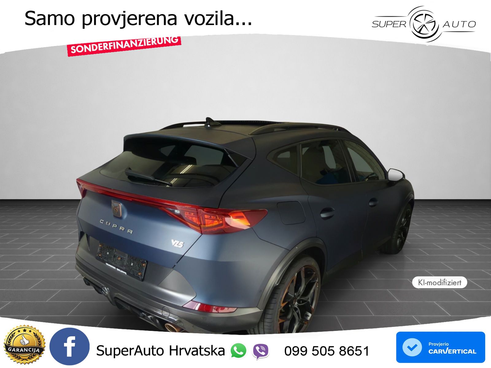 Cupra Formentor VZ5 2.5 TSI (390 KS) 4Drive DSG LED+GR SJED+ACC