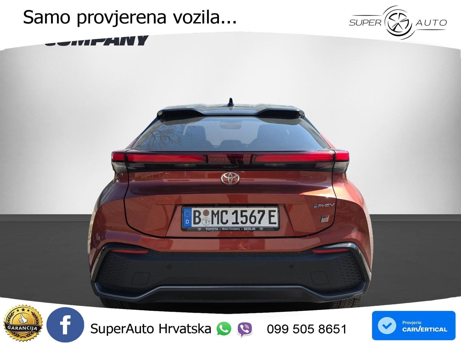 Toyota C-HR 2.0 (223 KS) PHEV e-CVT GR Sport LED+GR SJED+ACC