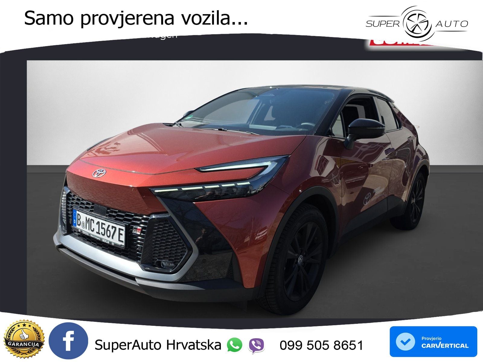 Toyota C-HR 2.0 (223 KS) PHEV e-CVT GR Sport LED+GR SJED+ACC