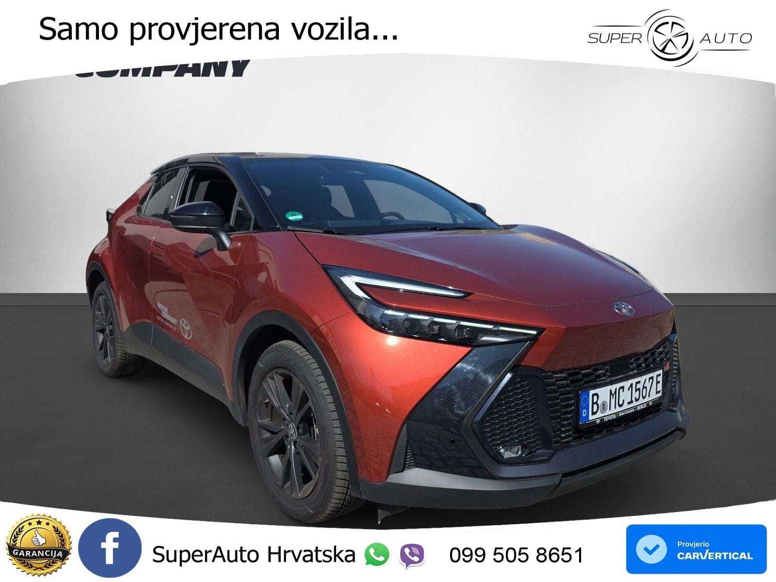 Toyota C-HR 2.0 (223 KS) PHEV e-CVT GR Sport LED+GR SJED+ACC