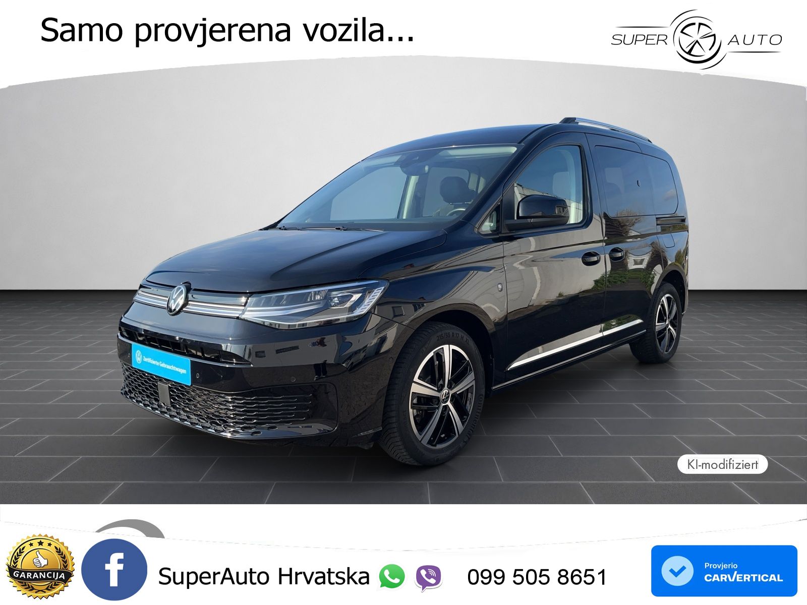 Volkswagen Caddy 1.5 TSI *Style* R-Kamera Navi ACC SHZ LED 114 KS