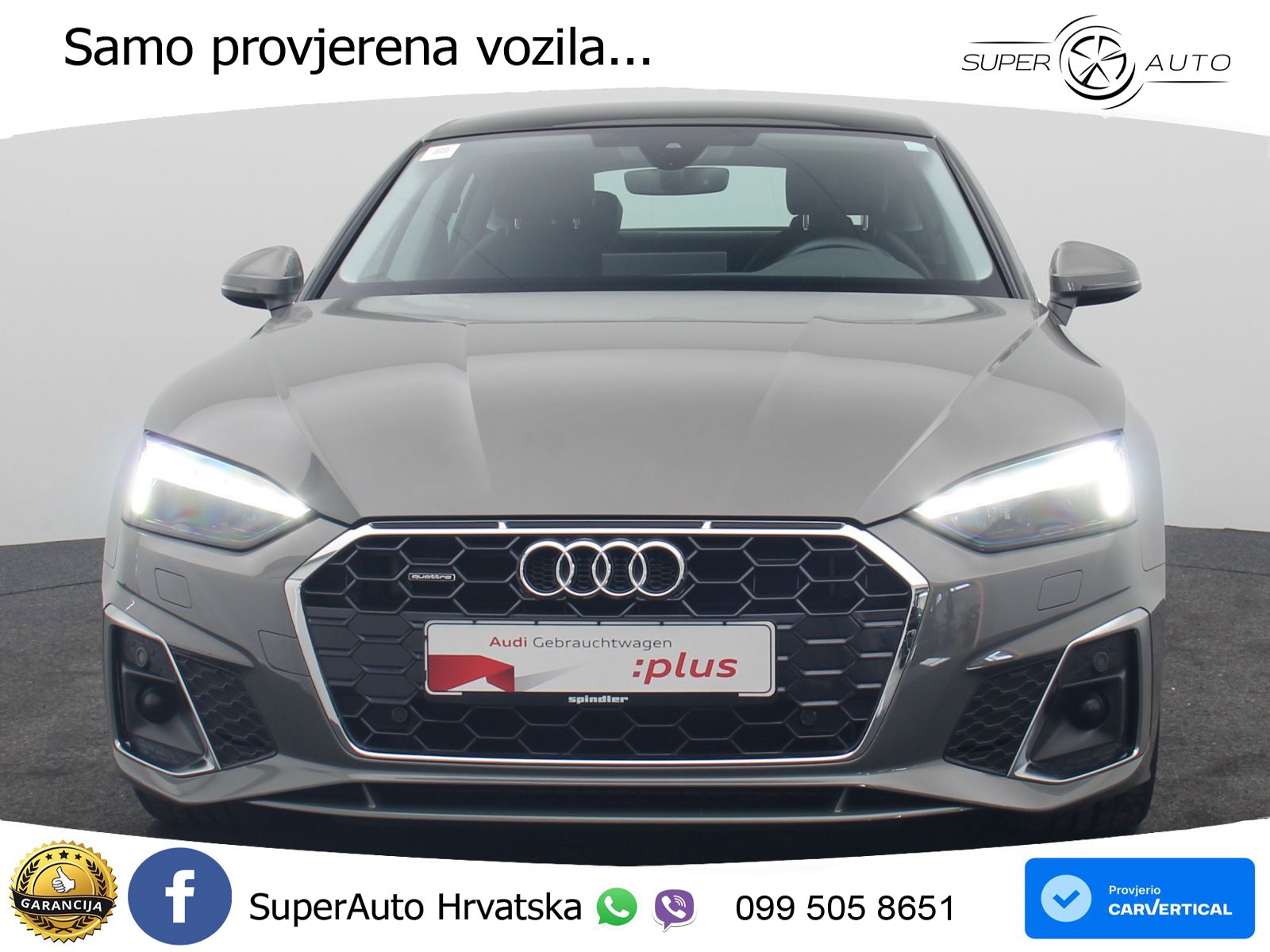 Audi A5 Sportback 40 TDI (204 KS) quattro S tronic S line MATRIX+GR SJED+KAM