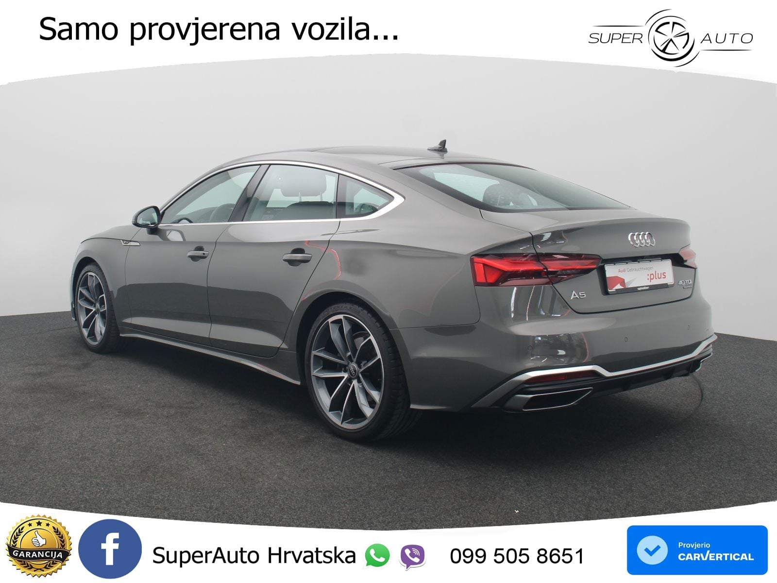 Audi A5 Sportback 40 TDI (204 KS) quattro S tronic S line MATRIX+GR SJED+KAM