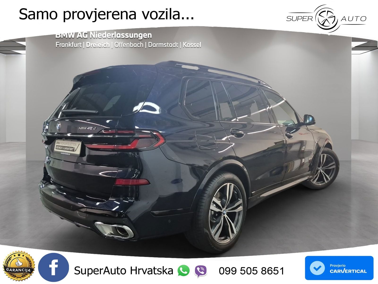 BMW X7 40d (352 KS) xDrive Steptronic M Sport LED+GR SJED+ACC
