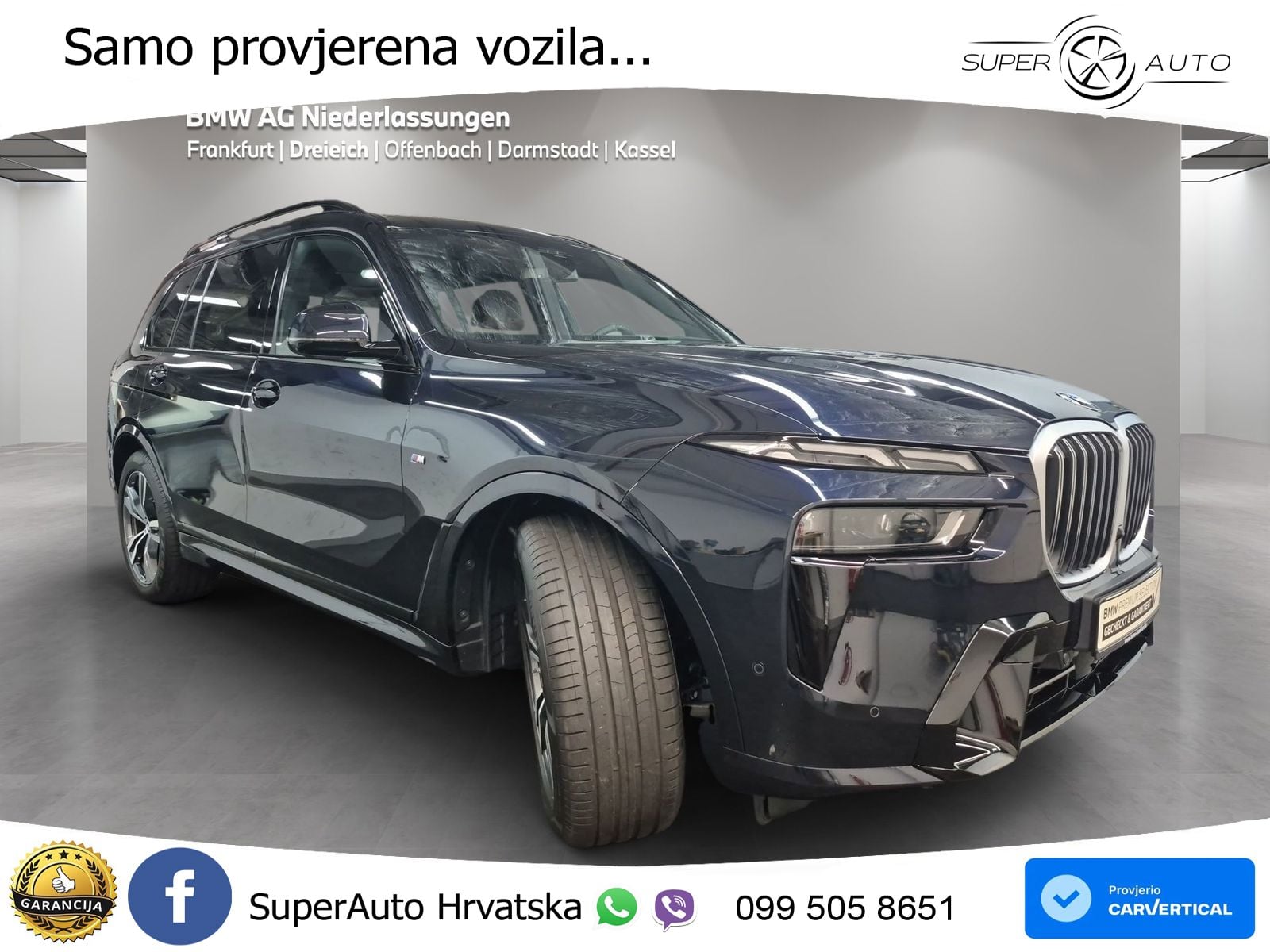 BMW X7 40d (352 KS) xDrive Steptronic M Sport LED+GR SJED+ACC