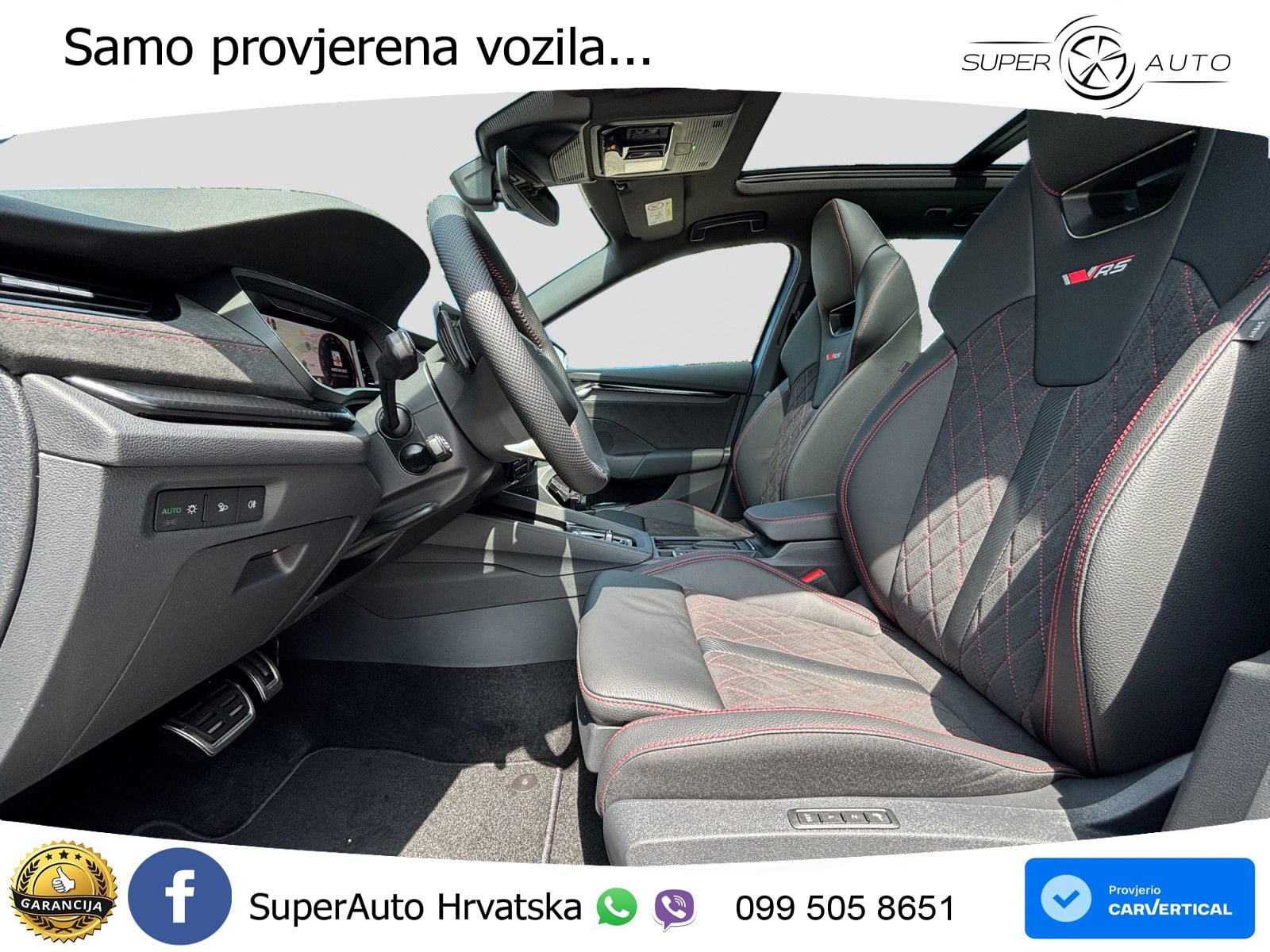 Škoda Octavia Combi RS 2.0 TSI (265 KS) DSG LED+GR SJED+ACC