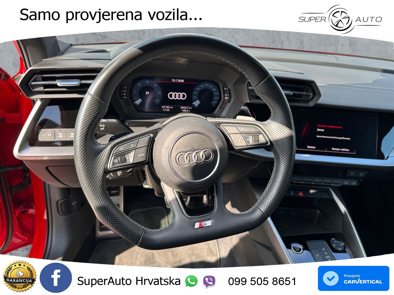 Audi A3 35 TDI (150 KS) S tronic S line