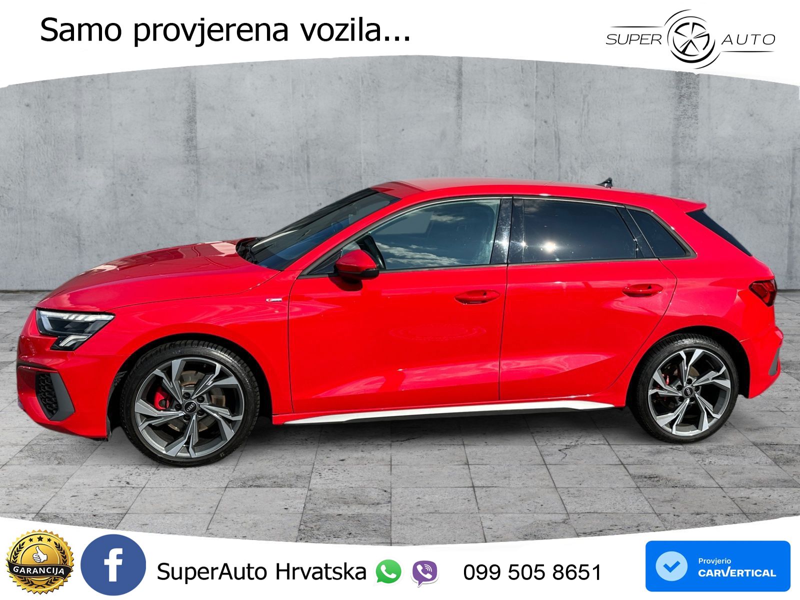 Audi A3 35 TDI (150 KS) S tronic S line