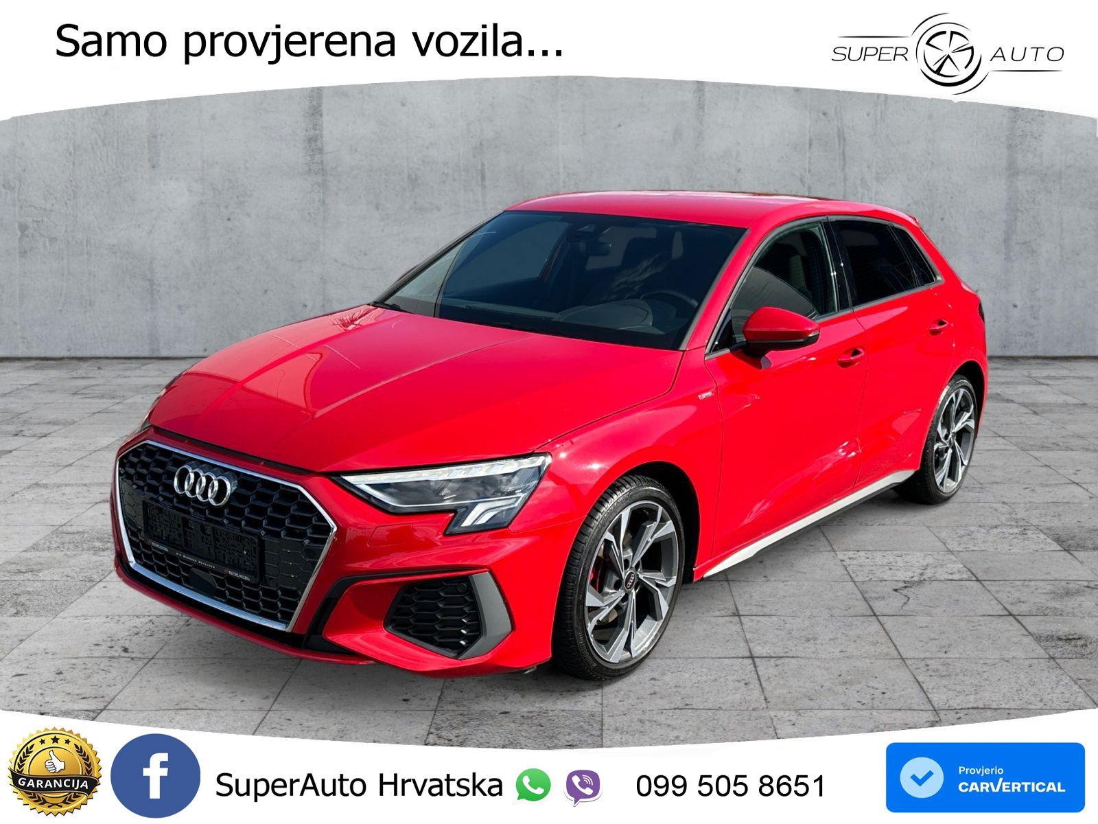 Audi A3 35 TDI (150 KS) S tronic S line