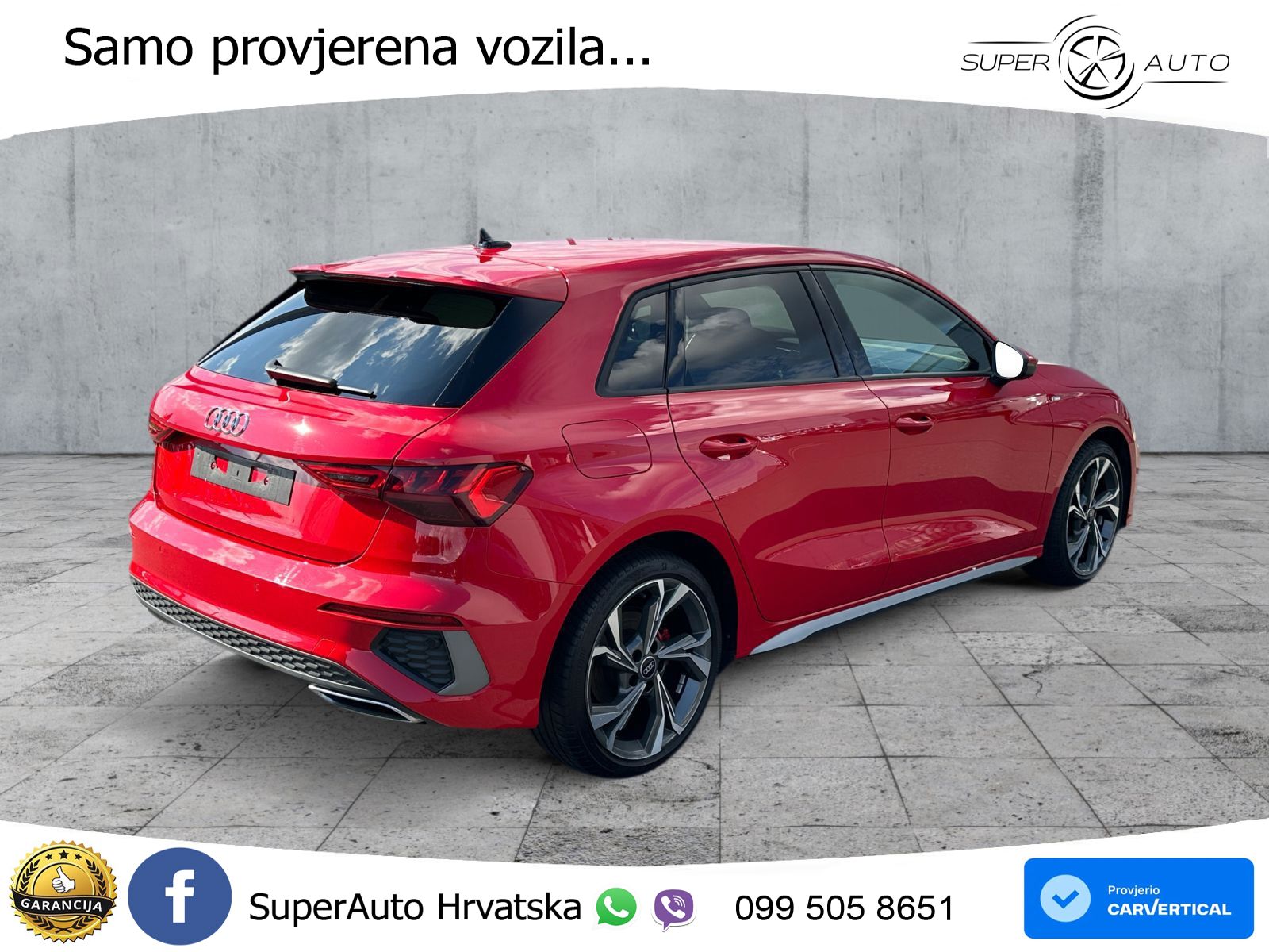 Audi A3 35 TDI (150 KS) S tronic S line